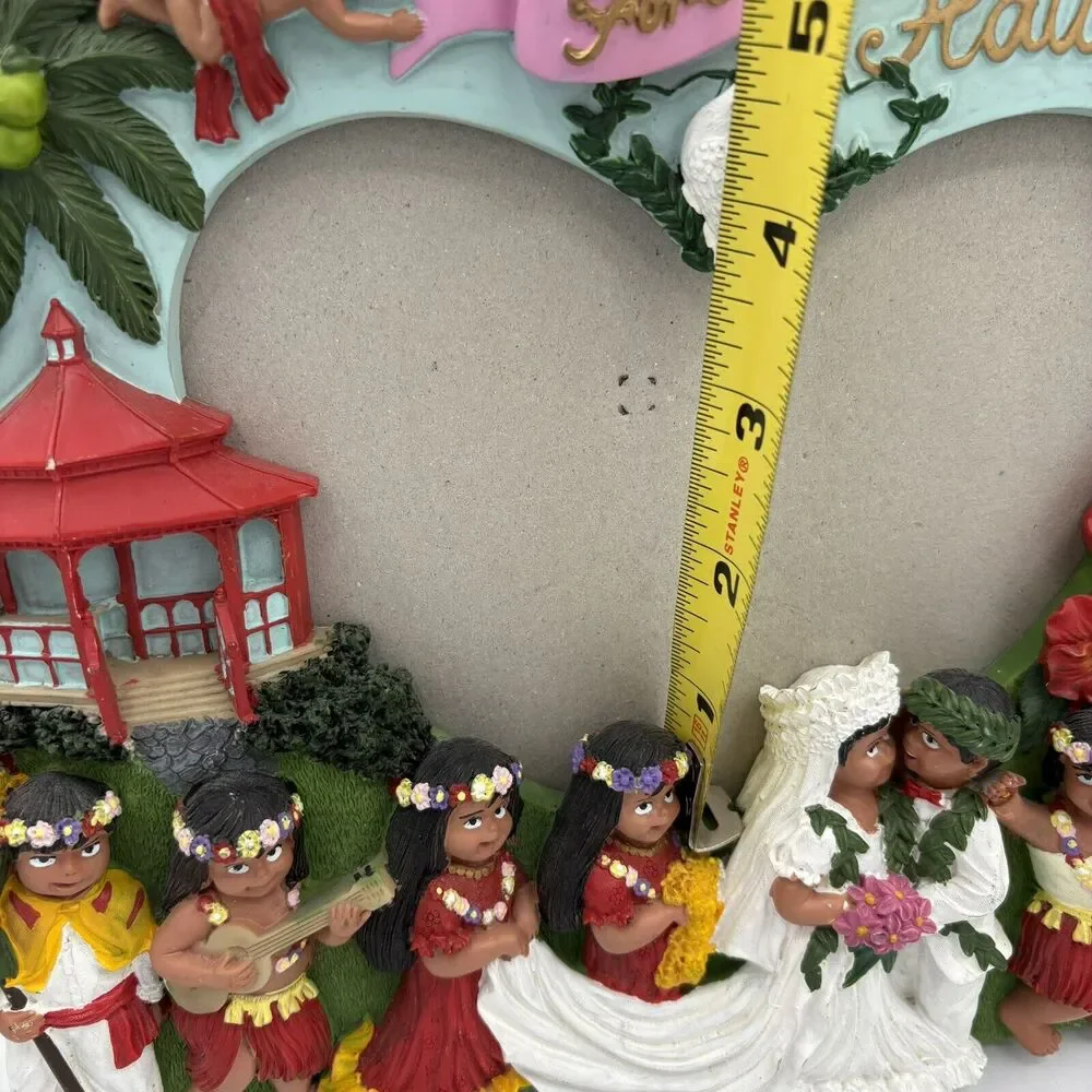 MTA Hawaii 3D Picture Photo Frame Wedding Forever Love Native People‎ Bride F1